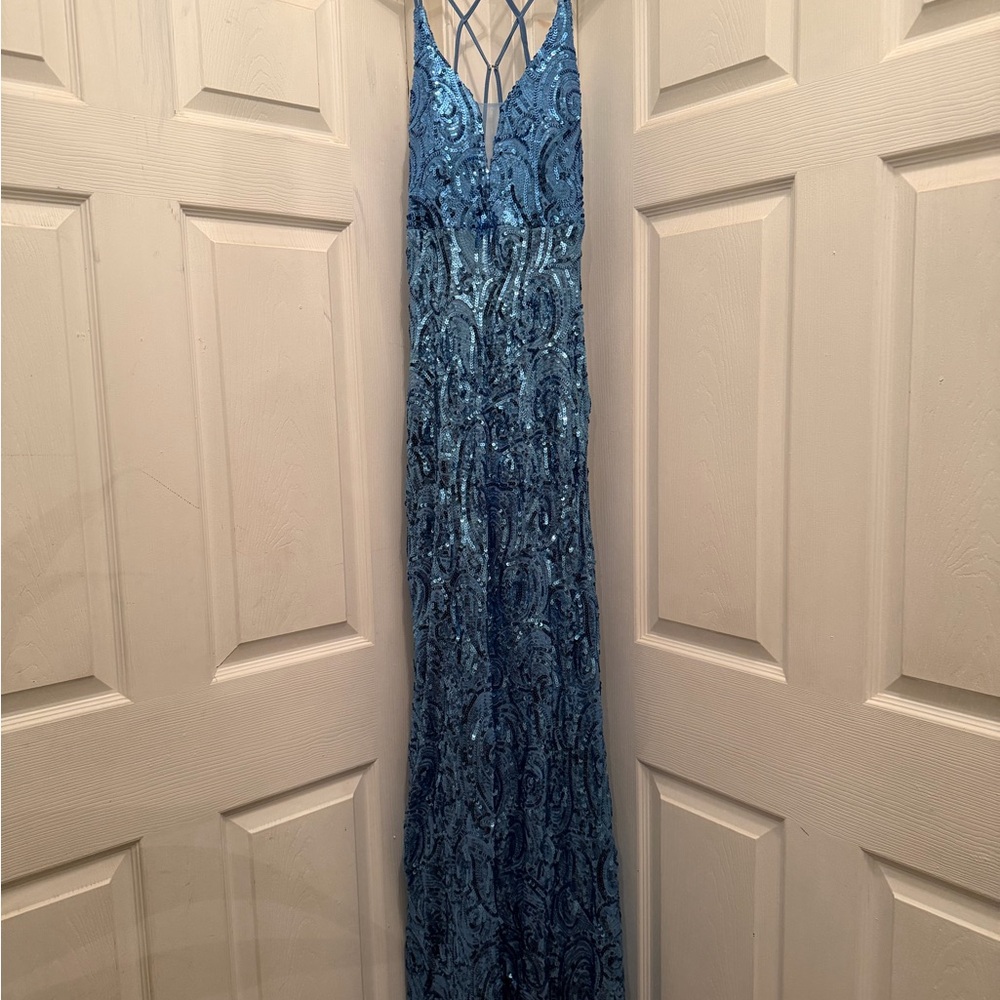 Morgan & Co. Blue Dress
